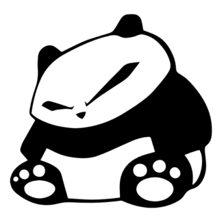 JDM Panda Decal (Black)